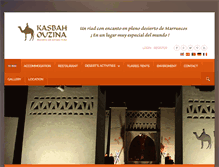 Tablet Screenshot of kasbahouzina.com